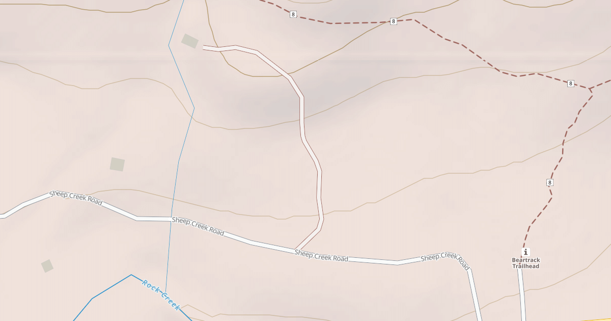 Map preview of SHEEP CREEK EAST SUMMER HOMES