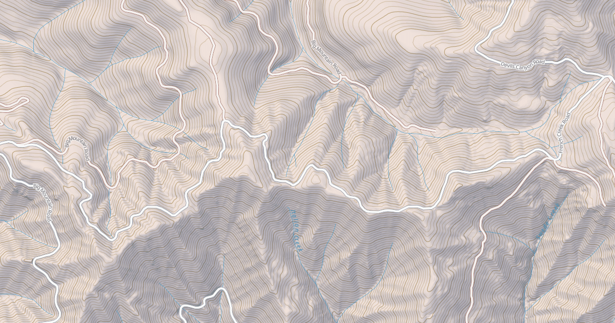 Map preview of BIG FRENCH CREEK