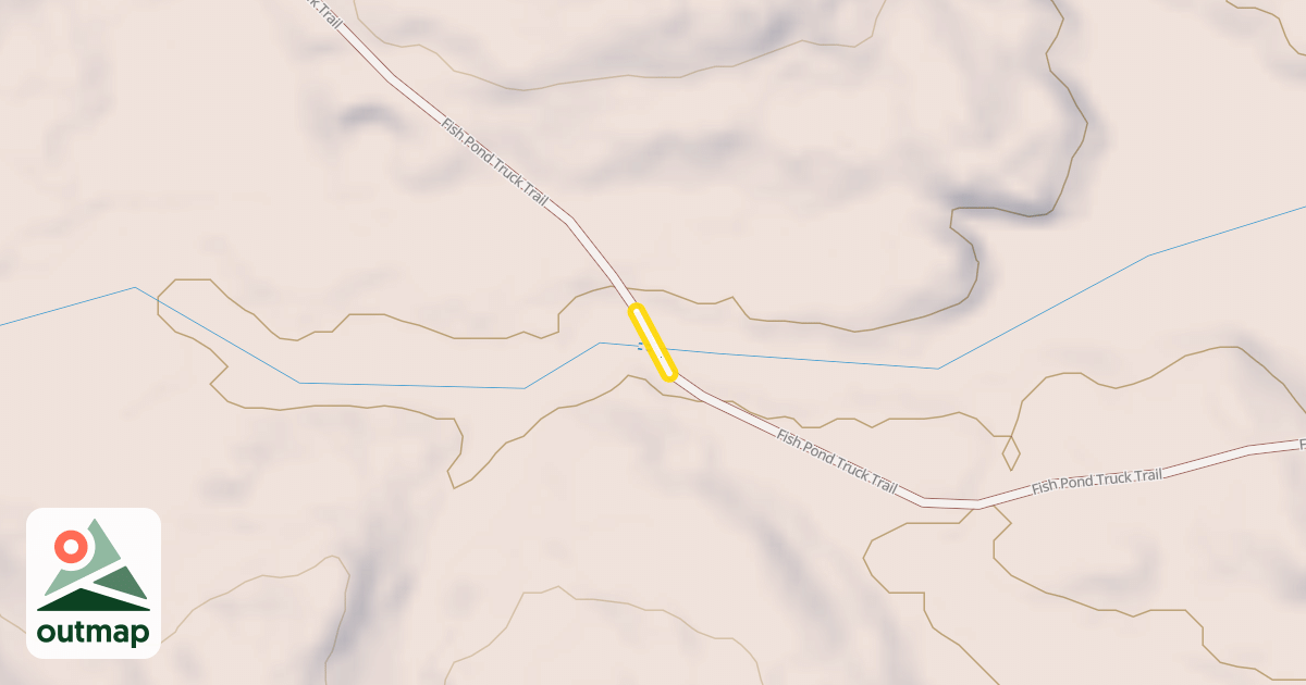 Map of Fish Pond Truck Trail