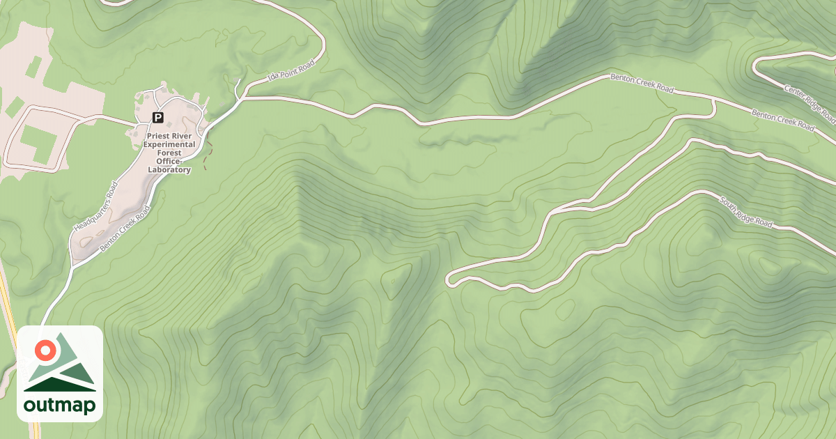 Map of BENTON CREEK