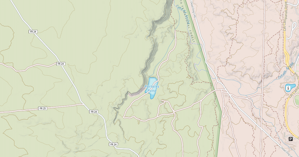 Map preview of USFS Motor Vehicle Use Map Roads {B4333CAA-D1B3-446A-9798-A1951FCE4BF4}