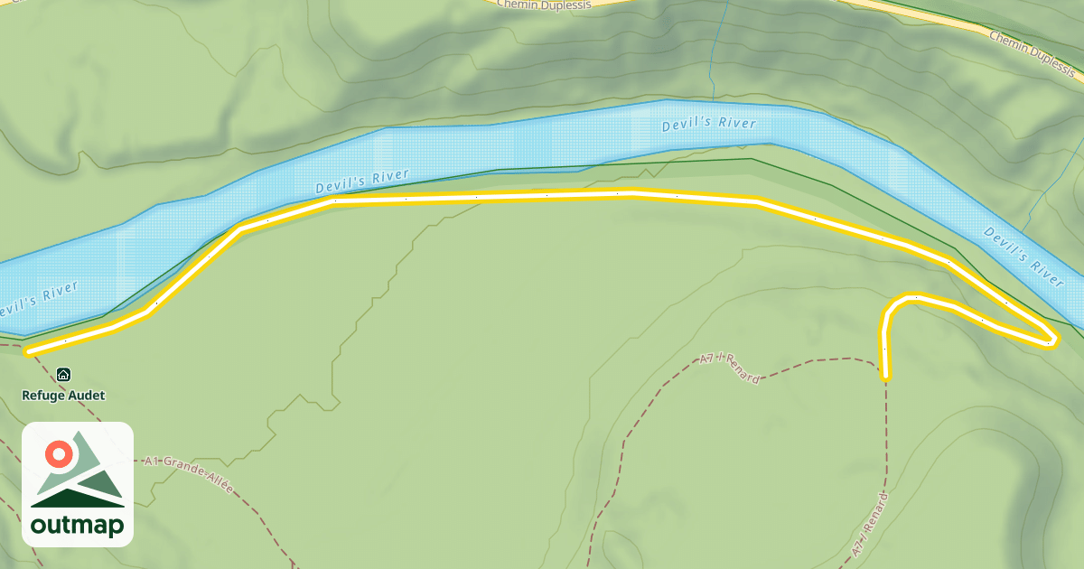 Map of A9 / Les Draveurs