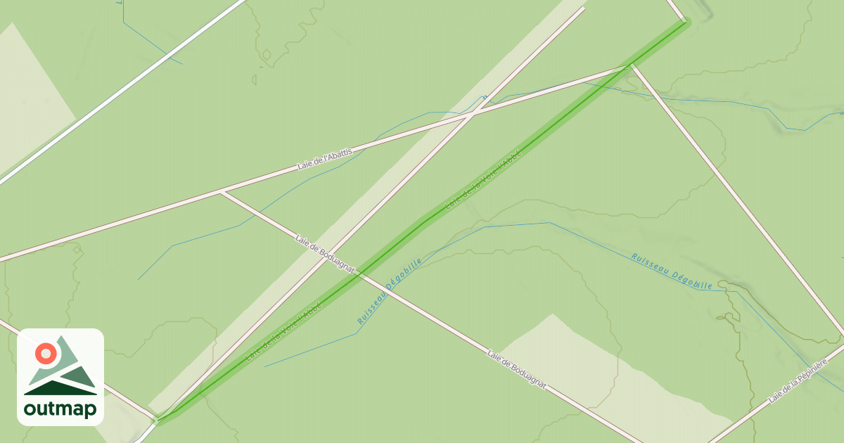 Map of Laie de la Voie l'Abbé