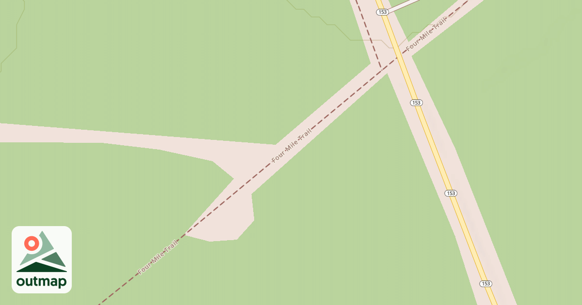 Map of S.B. Elliott State Park Snowmobile Trails