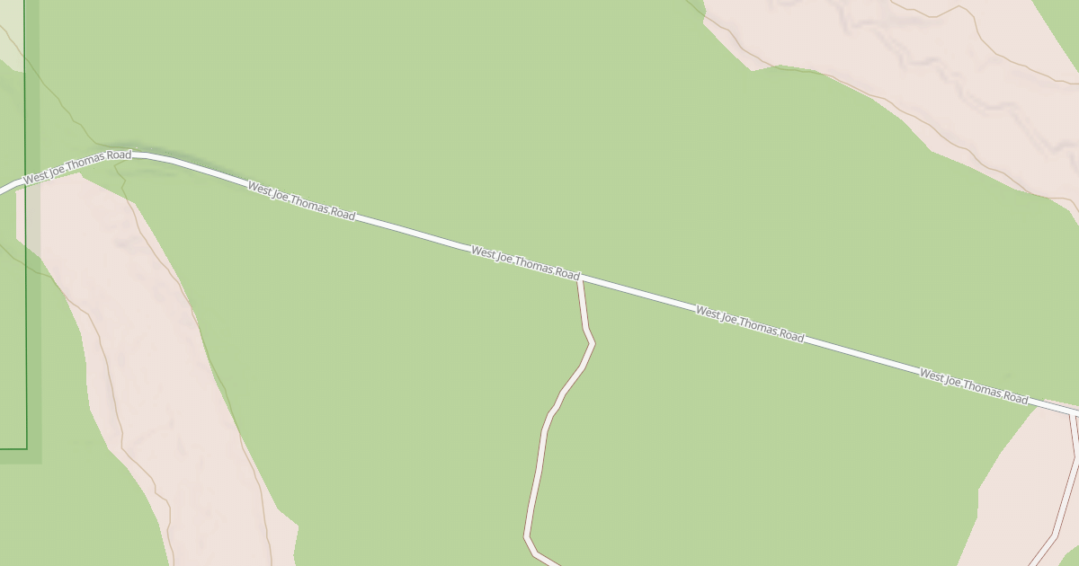 Map preview of JOE THOMAS ROAD