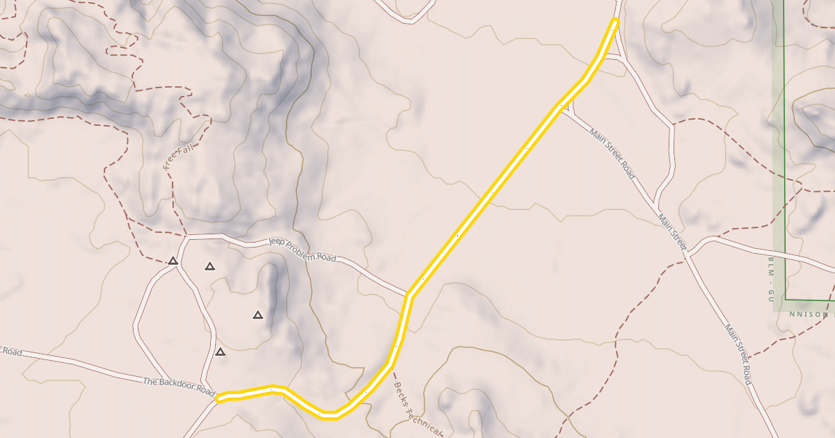 Map preview of Hartman Rocks Drive