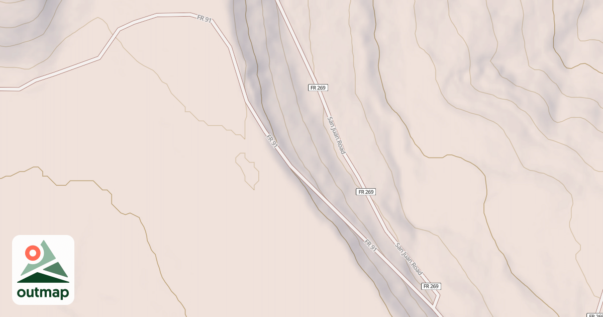 Map of SAN PEDRO MOUNTAIN