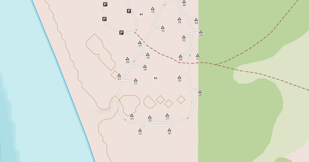Map preview of NEVADA BEACH CG SPUR C