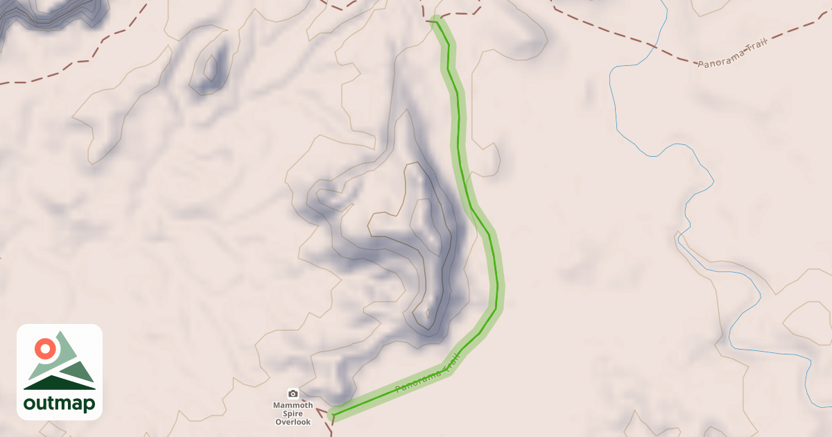 Map of Panorama Trail