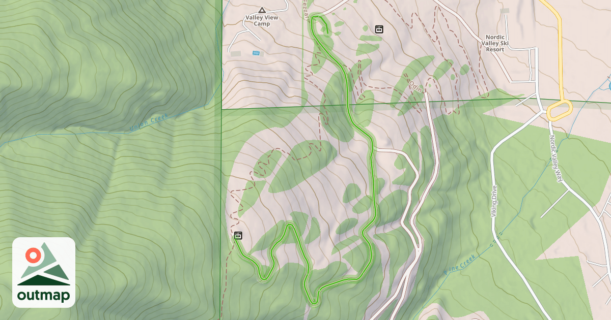 Map of Old Barn Run
