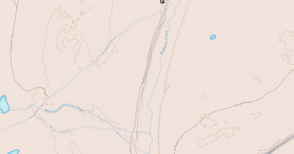 Map preview of Matthew Lourey State Trail