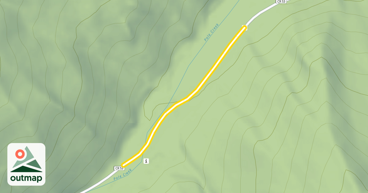 Map of Blue Ridge Road