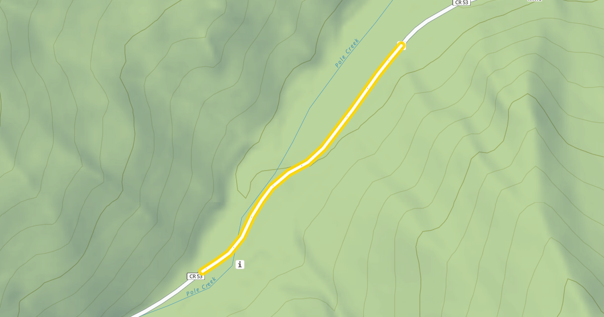 Map preview of Blue Ridge Road