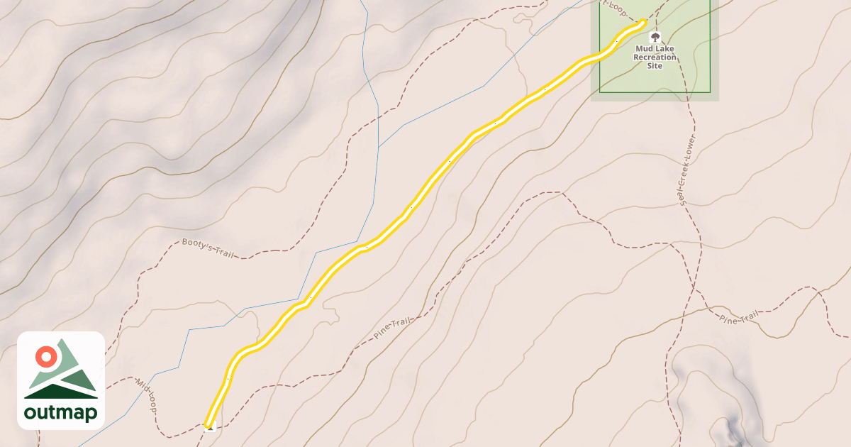 Map of Ben Shaw Trail