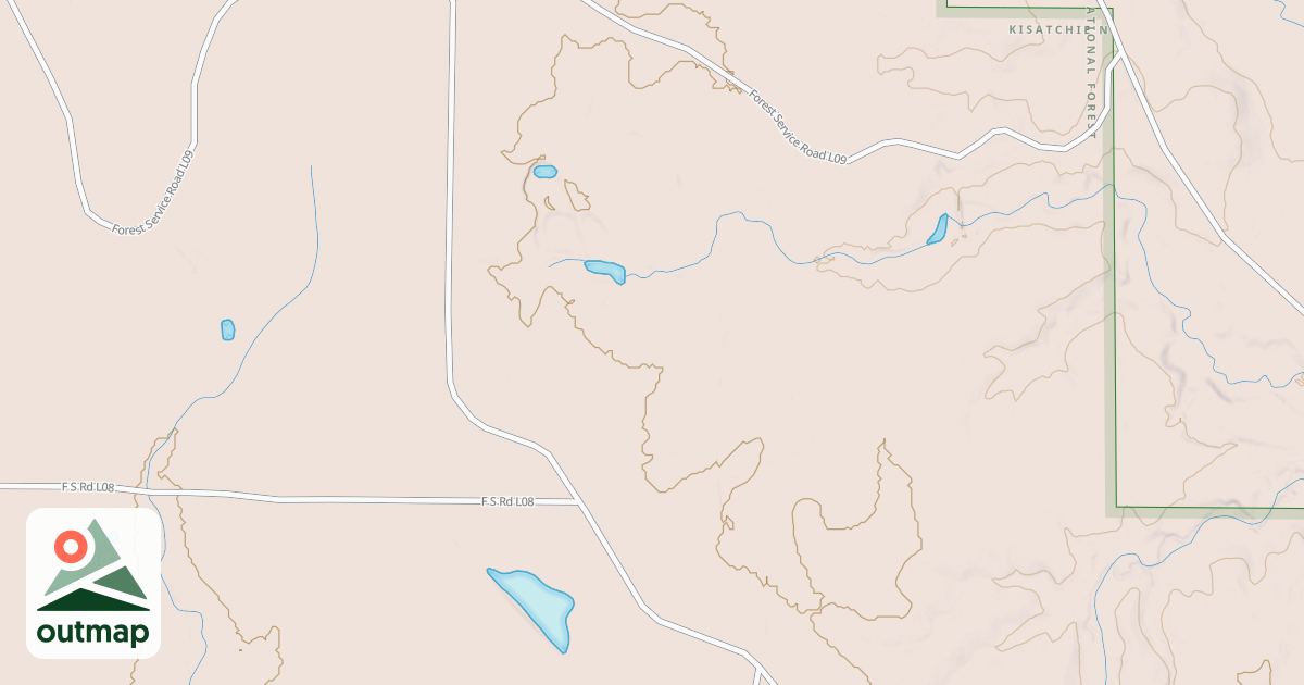 Map of USFS Motor Vehicle Use Map Roads {A37F973E-3E20-4669-9961-ED8DFE00205E}