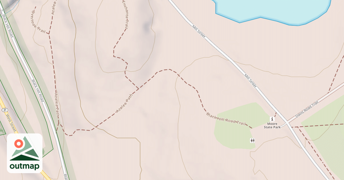 Map of Blackhill Road Trail