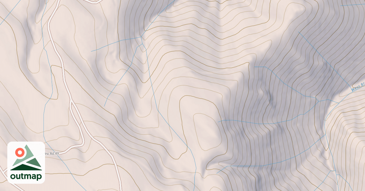 Map of CLAREMONT TIE SPUR