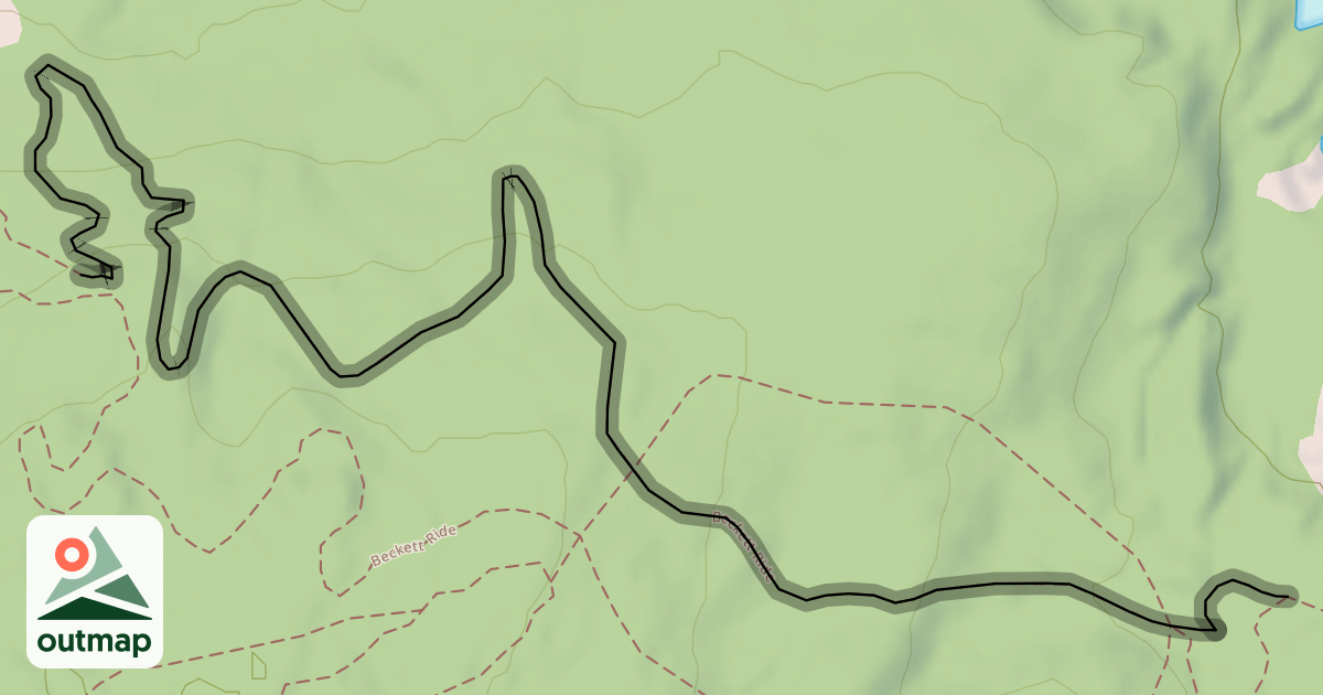 Map of Beckett Ride