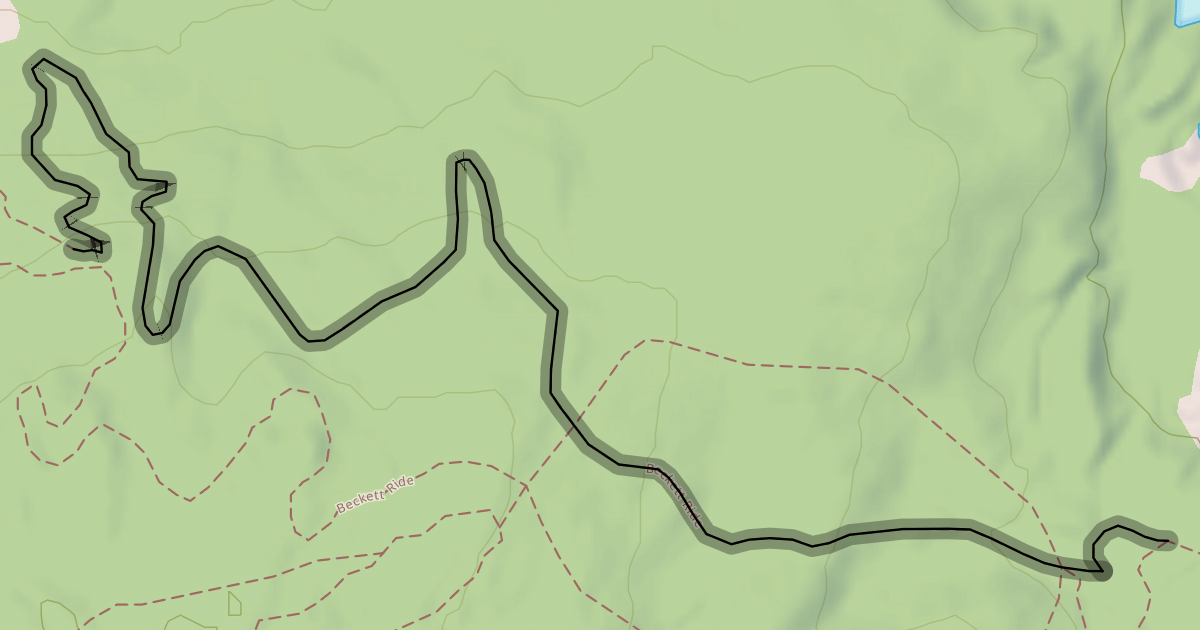 Map preview of Beckett Ride