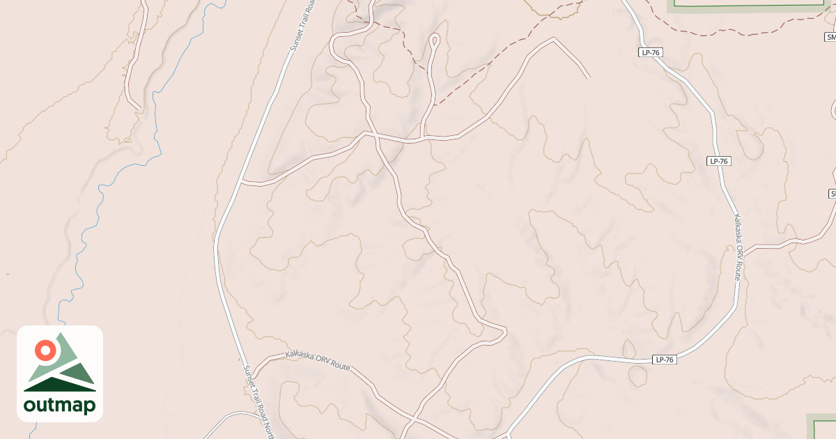 Map of Kalkaska Trail