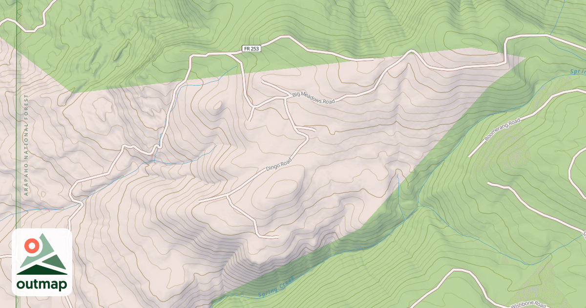 Map of BIG MEADOWS