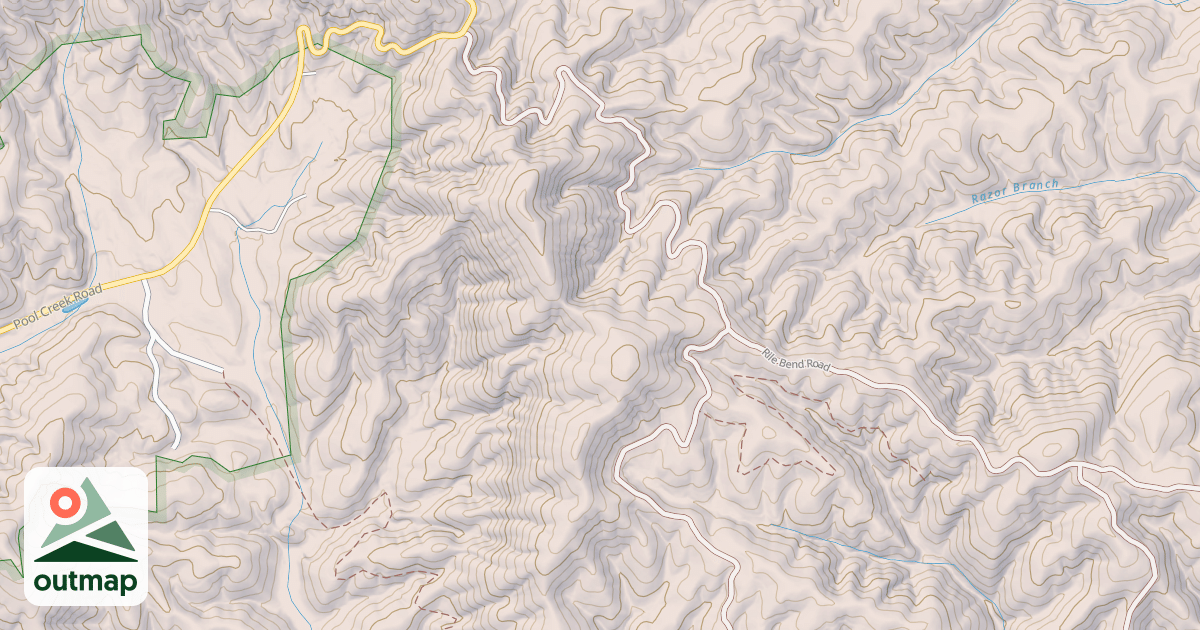 Map of PORTER GAP