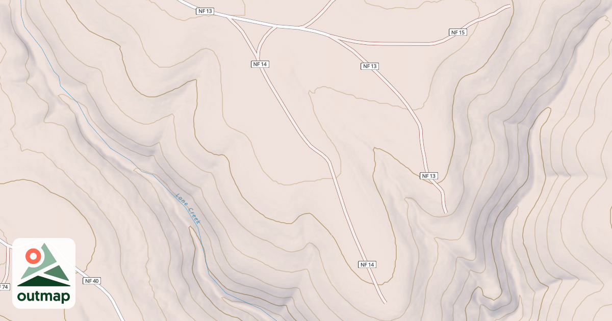 Map of USFS Motor Vehicle Use Map Roads {17AD12ED-7F91-4F4E-BD26-CC936DBF69AD}