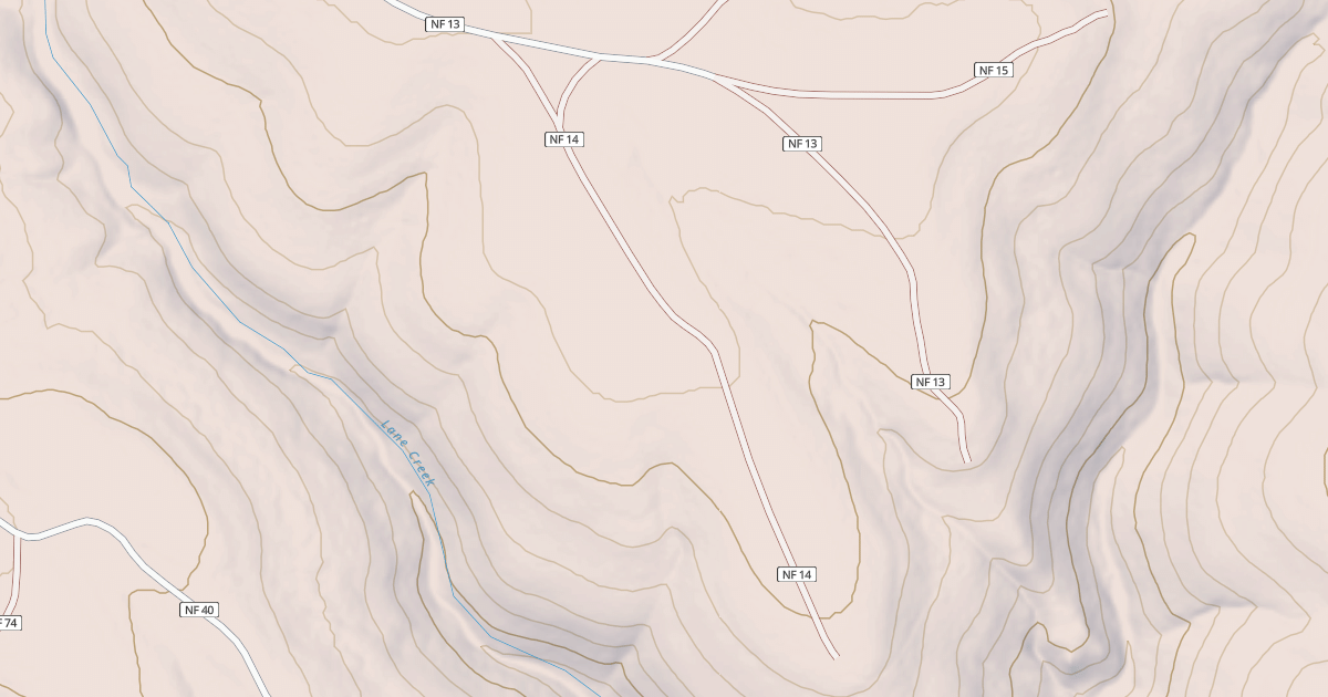 Map preview of USFS Motor Vehicle Use Map Roads {17AD12ED-7F91-4F4E-BD26-CC936DBF69AD}
