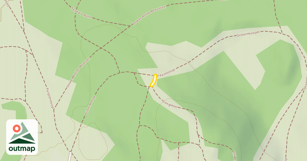 Map of Gong Hill
