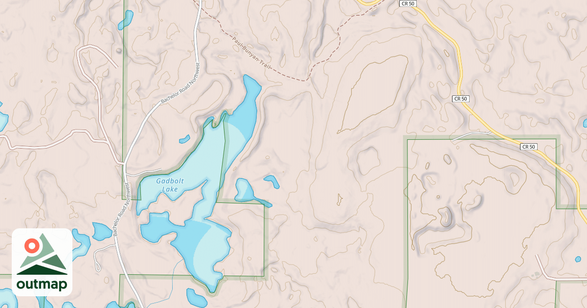 Map of BACHELOR ROAD SPUR 2815