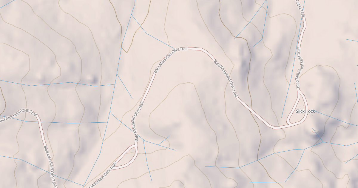 Map preview of Bald Mountain T9