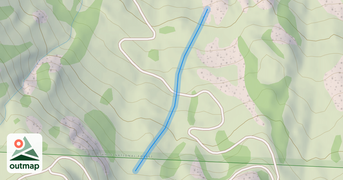 Map of Boomerang (Green Trail)