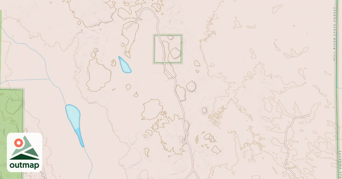 Map of UPM/Blandin Trail