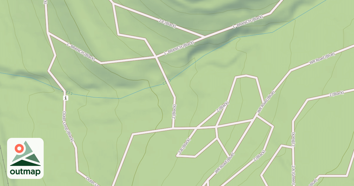 Map of Rock Run ATV Trails