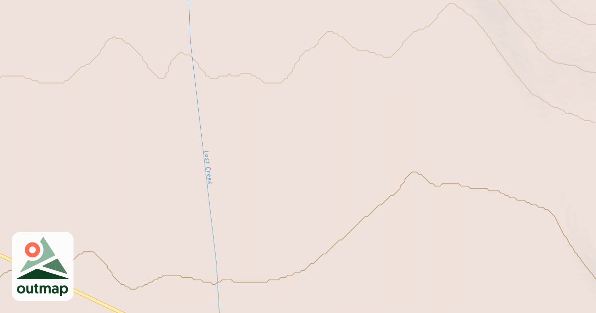 Map of Lost Creek Trail