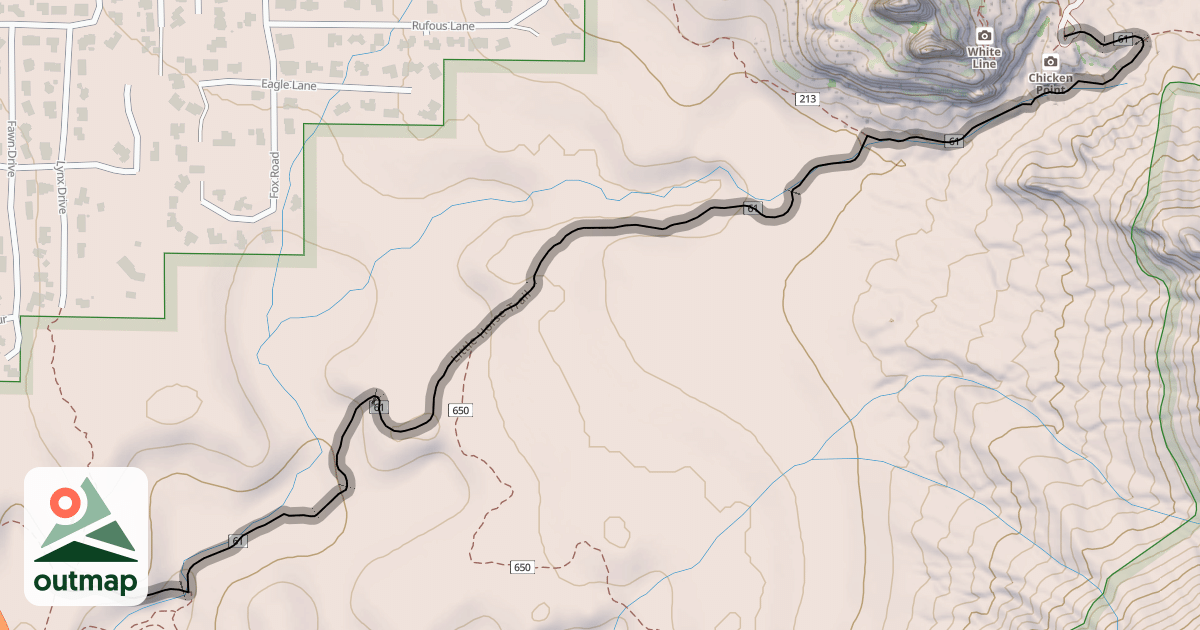 Map of Little Horse Trail