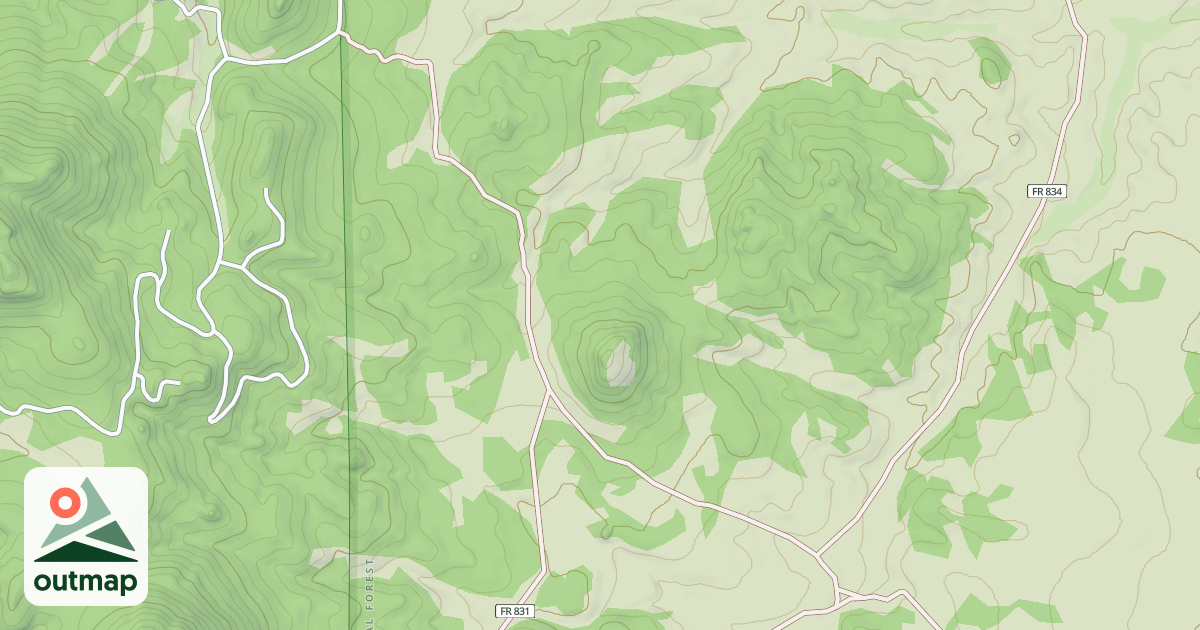 Map of OBSERVATORY ROCK