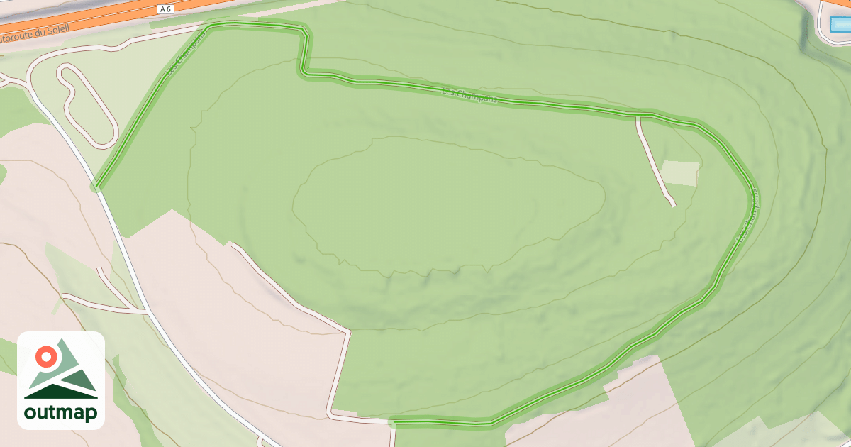 Map of Les Champans