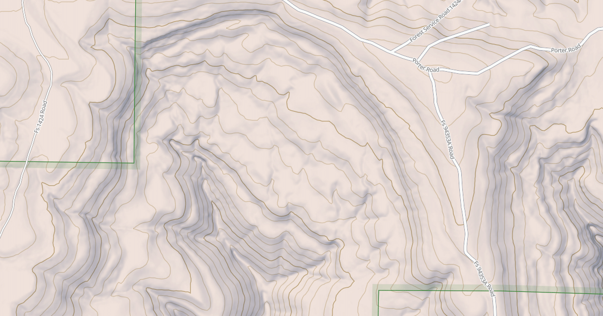 Map preview of USFS Motor Vehicle Use Map Roads {D323EA28-CA9C-45CC-9879-D180B8F36703}