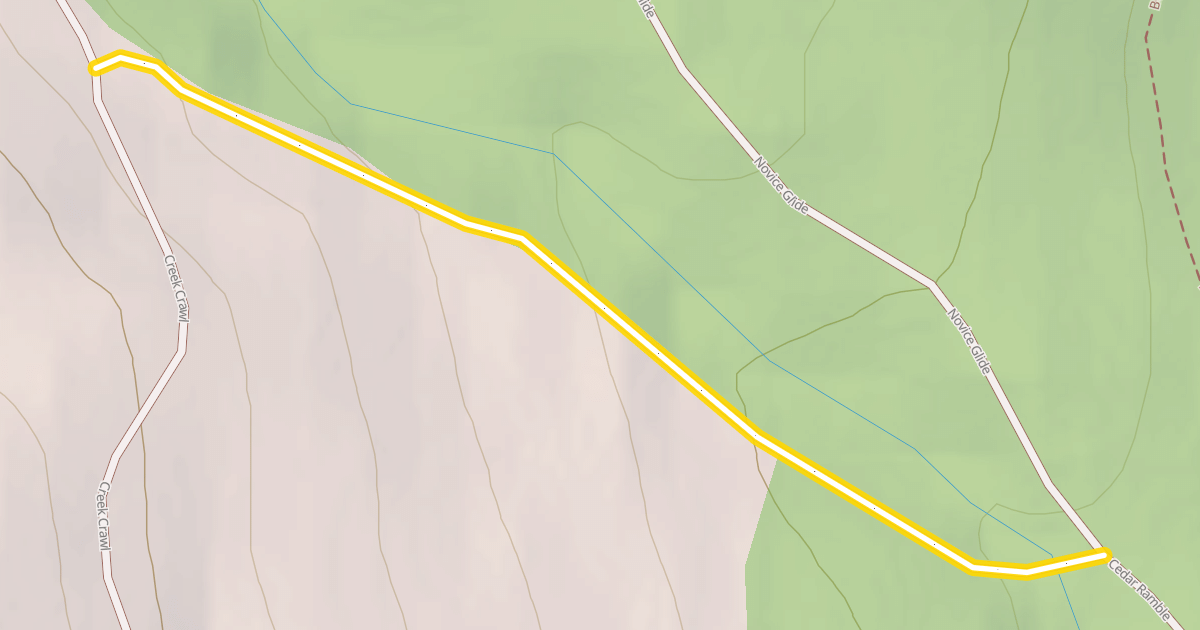 Map preview of Cedar Ramble