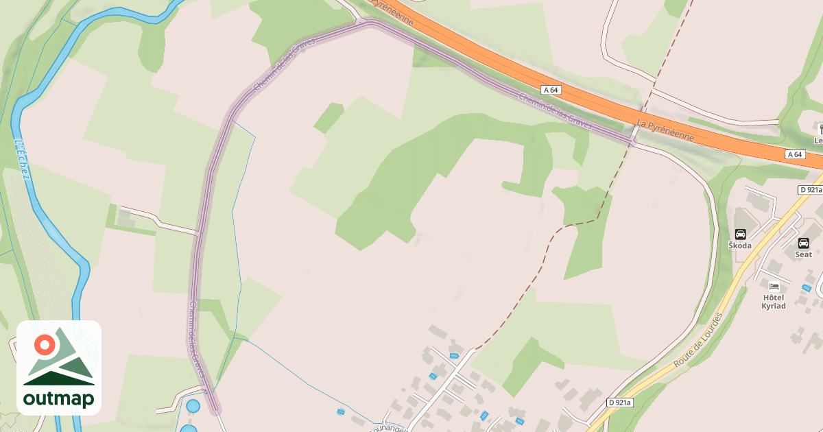 Map of Chemin de las Graves
