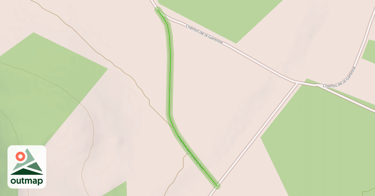Map of Chemin des Grand Riez