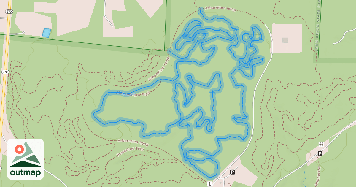 Map of Abracadabra Trail