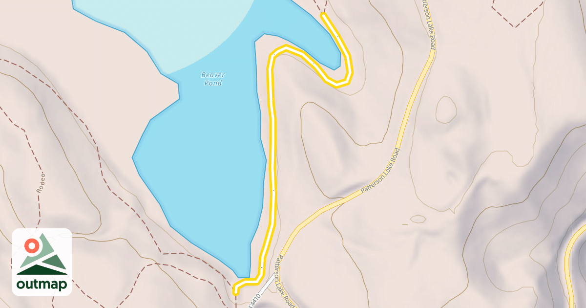 Map of Beaver Pond