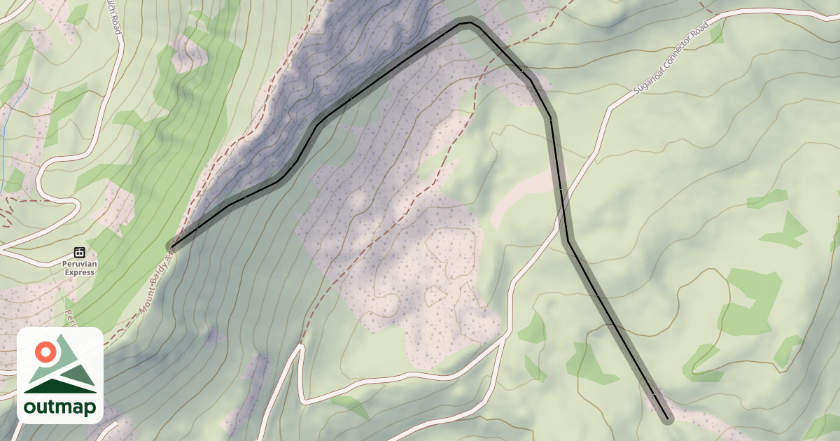 Map of Split Rock Gully
