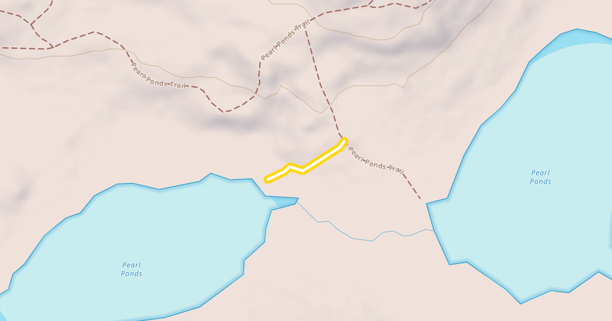 Map preview of Pearl Ponds Trail