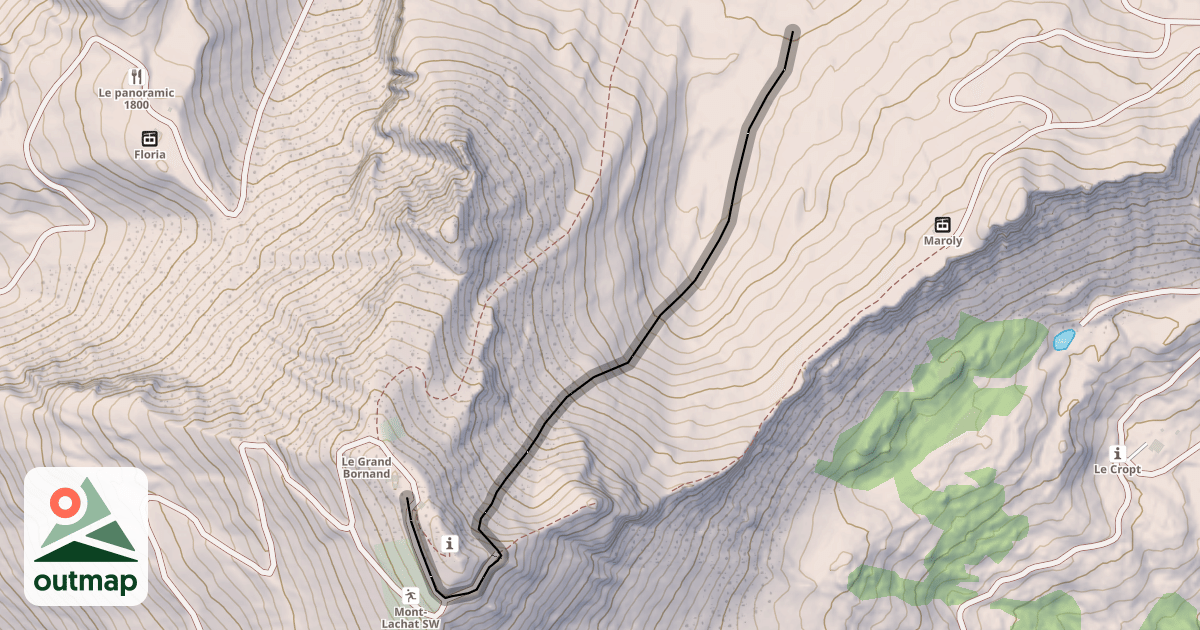 Map of La Freeride