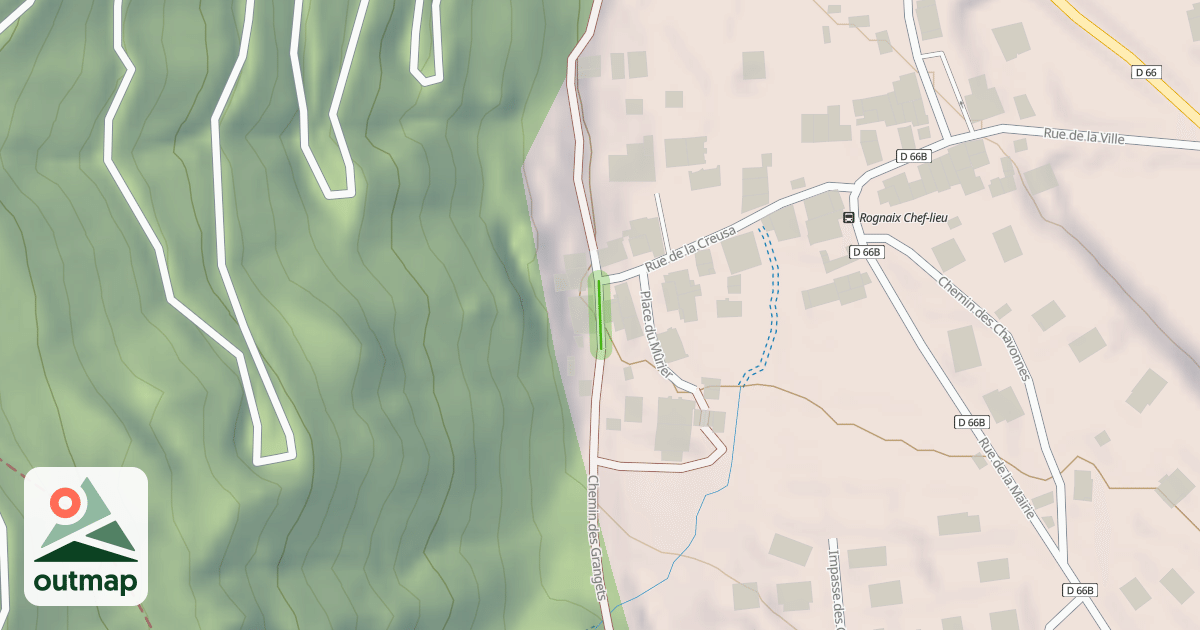 Map of Rue de la Creusa