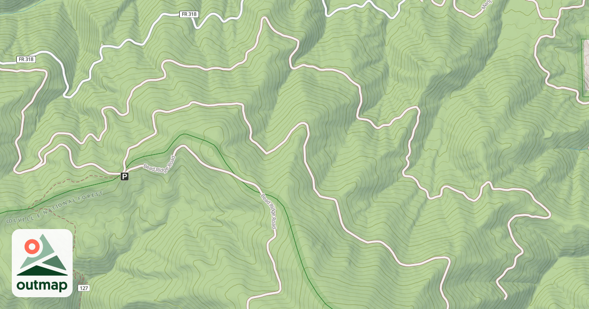 Map of BEAD LAKE DIVIDE A