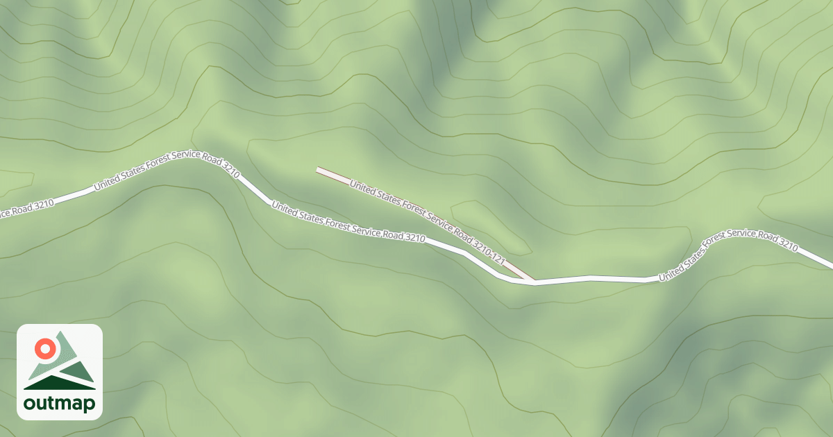 Map of USFS Motor Vehicle Use Map Roads {AEF2212E-0DED-4D0E-8B0F-A614851A2763}